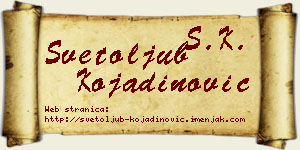 Svetoljub Kojadinović vizit kartica